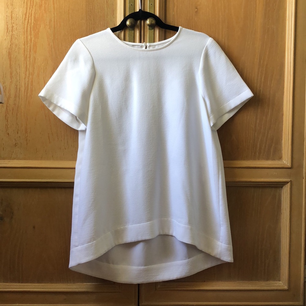 Madewell White Tailored Tee